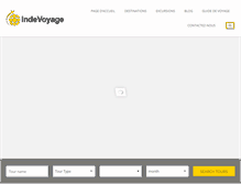 Tablet Screenshot of indevoyage.com